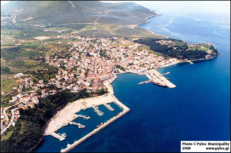 Pylos city and his marina